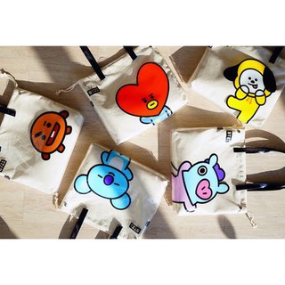 SHOULDER BAG BT21 ( Túi Tote Trong Suốt ) 2 in 1