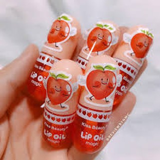 Son tint bóng môi Magic Lip Oil Trái Đào