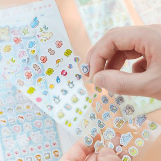 Sticker dán dễ thương hình động vật nhỏ - Sticker cute mẫu mới - Hình dán sticker trang trí