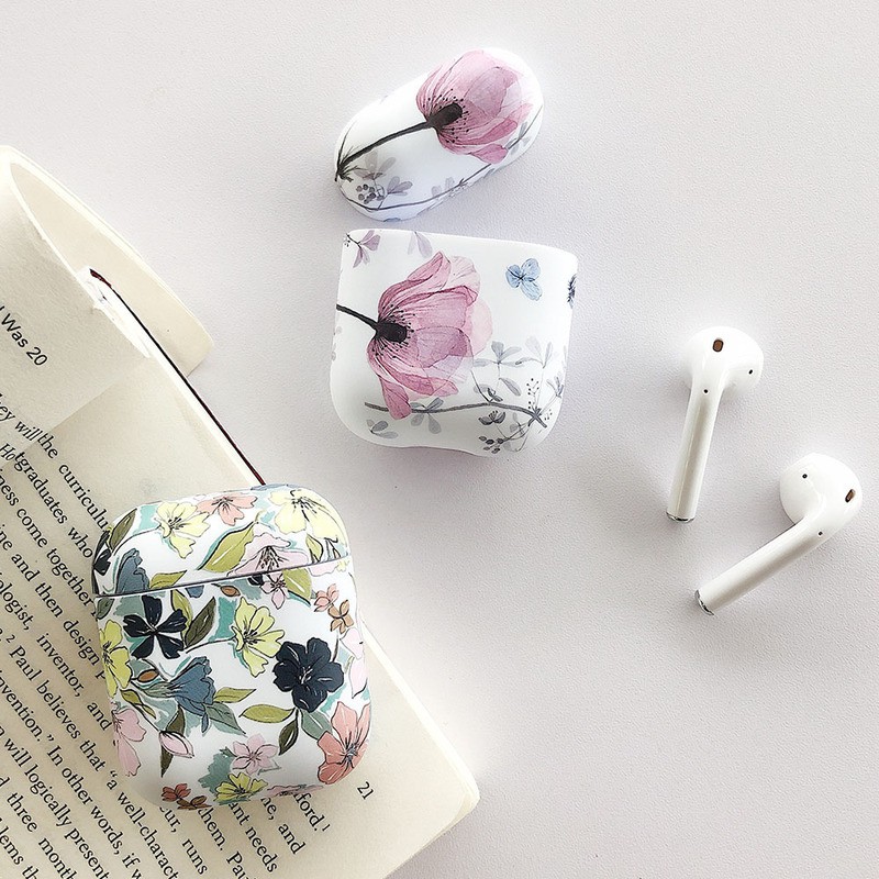 Vỏ Bảo Vệ Hộp Sạc Tai Nghe Airpods pro 1 2/pro/3 Ipod pro Mềm Họa Tiết Thanh Lịch