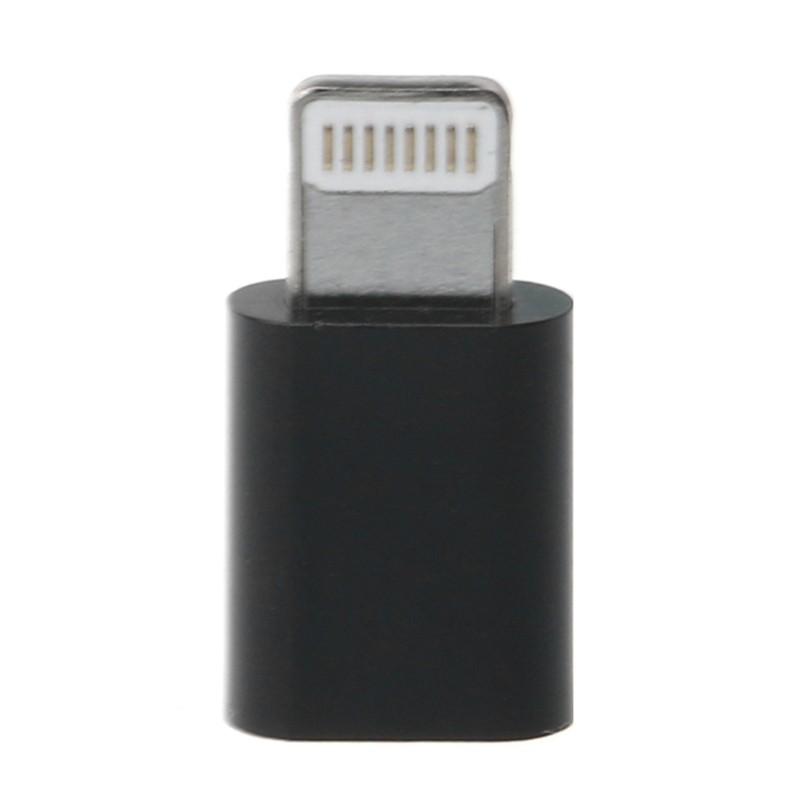 Đầu chuyển đổi lỗ cắm Micro USB thành đầu cắm 8 chấu kích thước 1.8×1×0.5cm dành cho iPhone 5 5s 6 6s 7 8plus X