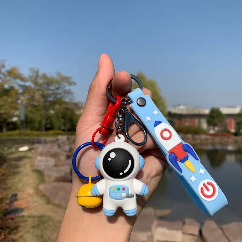 Móc Khóa Mặt Phi Hành Gia Hoạt Hình Đáng Yêu