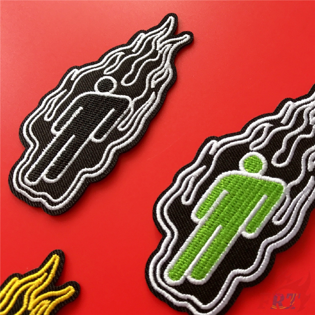 Miếng vá trang trí quần áo DIY thêu biểu tượng ca sĩ Billie Eilish