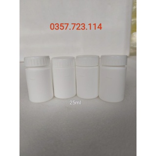 Lọ nhựa 25 ml nặp vặn hdpe