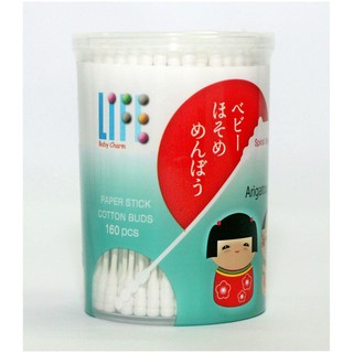 Tăm bông trẻ em cao cấp Life Nhật Bản (đầu xoắn)