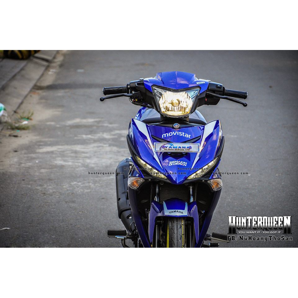 Tem rời dán xe Exciter 150. Movistar GP nổi bật. Bền màu, không bong tróc