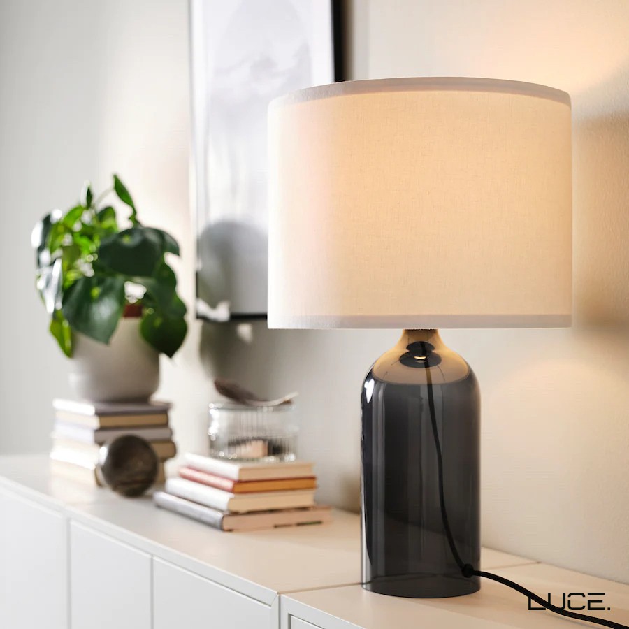 Đèn bàn IKEA chính hãng cao cấp Tonvis xanh xám