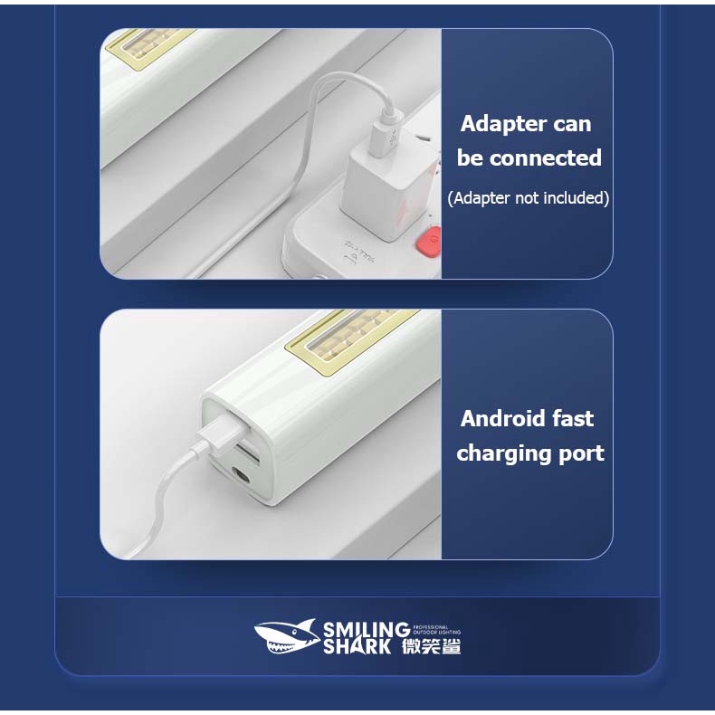 Smilingshark JG867 Đèn pin laser Con trỏ dạy chơi mèo có thể sạc lại USB màu đỏ / xanh di động