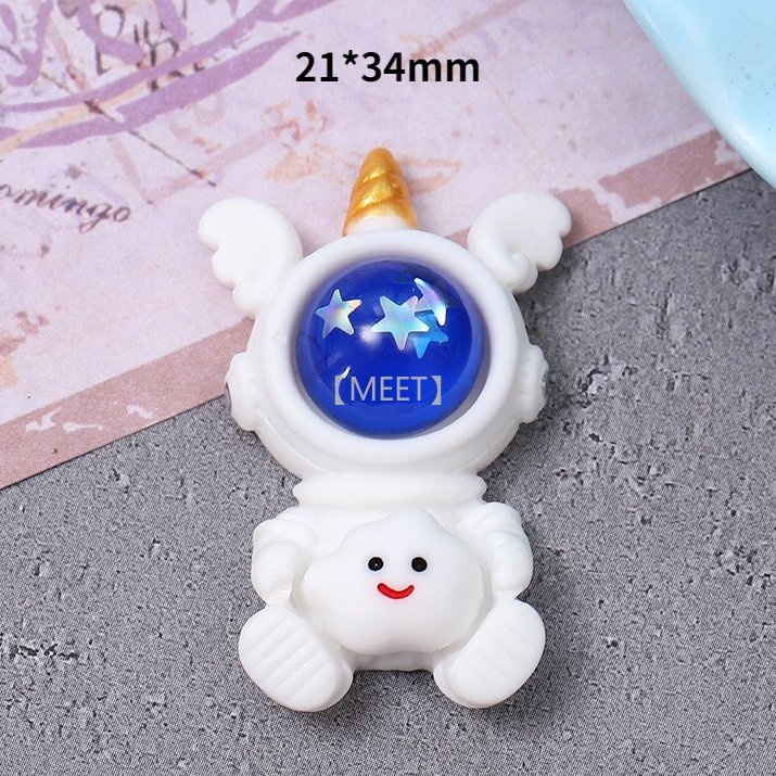 Set 1 mô hình phi hành gia/phi hành gia/tàu không gian bằng nhựa Resin DIY