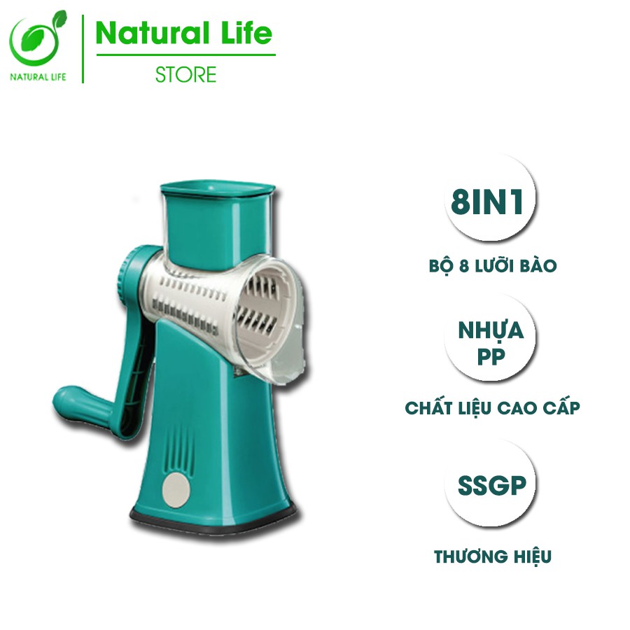 Dụng Cụ Bào Rau Củ Tay Quay 8 Lưỡi Thay Thế Chính Hãng SSGP | BigBuy360 - bigbuy360.vn