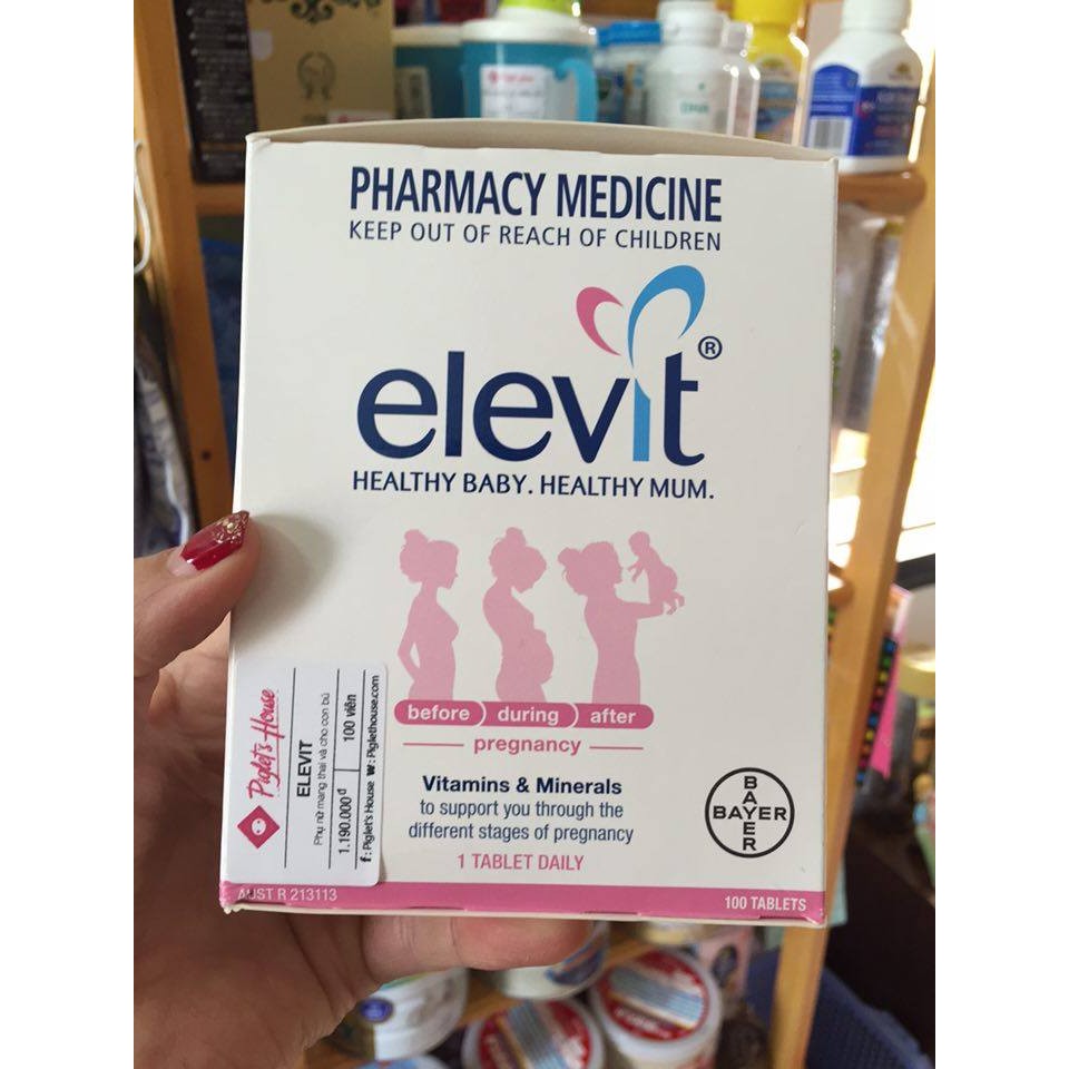 Vitamin cho bà bầu elevit