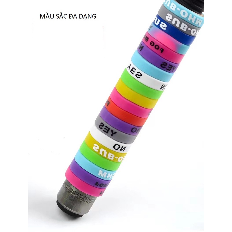 Nhẫn silicon, vòng silicon quấn cần câu, vợt câu lông, ná cao su,... chống trơn trượt