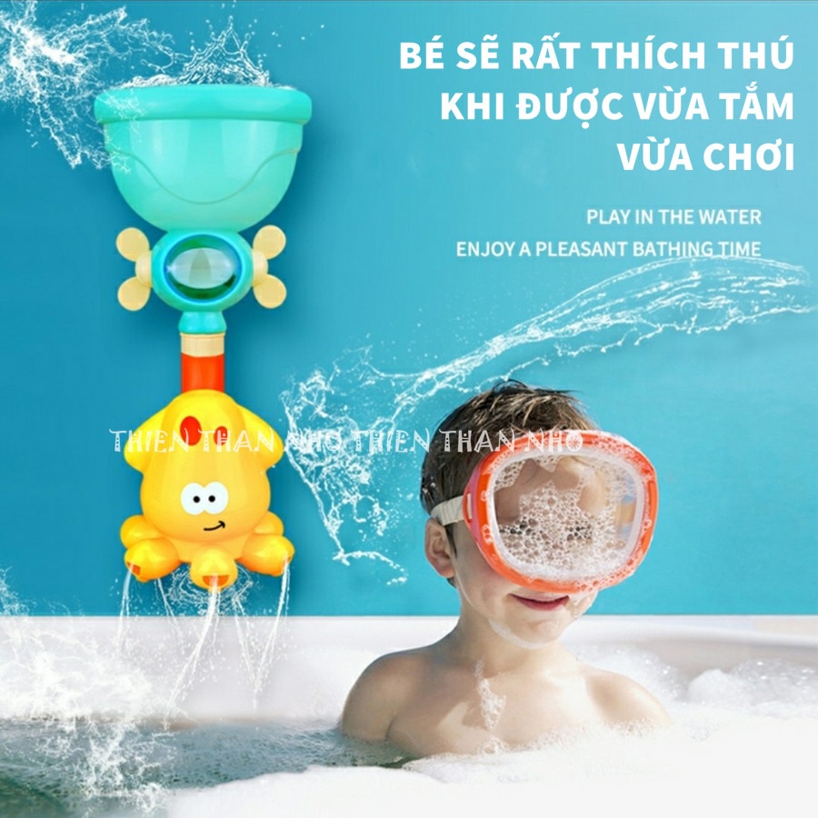 [Hàng loại 1] Đồ chơi phun nước khi tắm cho bé phiên bản cao cấp - Đồ chơi nhà tắm hình thú phun nước