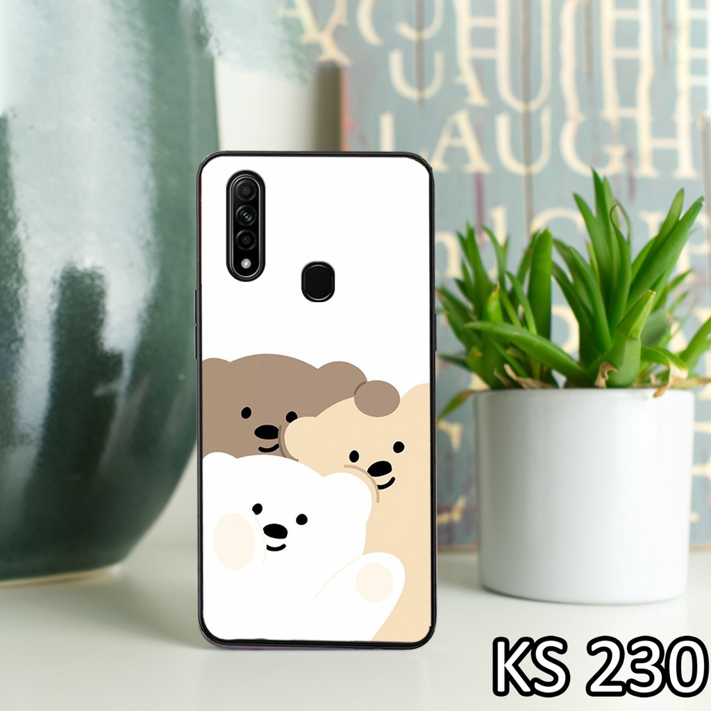 [FreeShip ExTra] Ốp lưng Oppo A8-2020/Oppo A31-2020/Oppo A91-2020 in hình gấu dễ thương