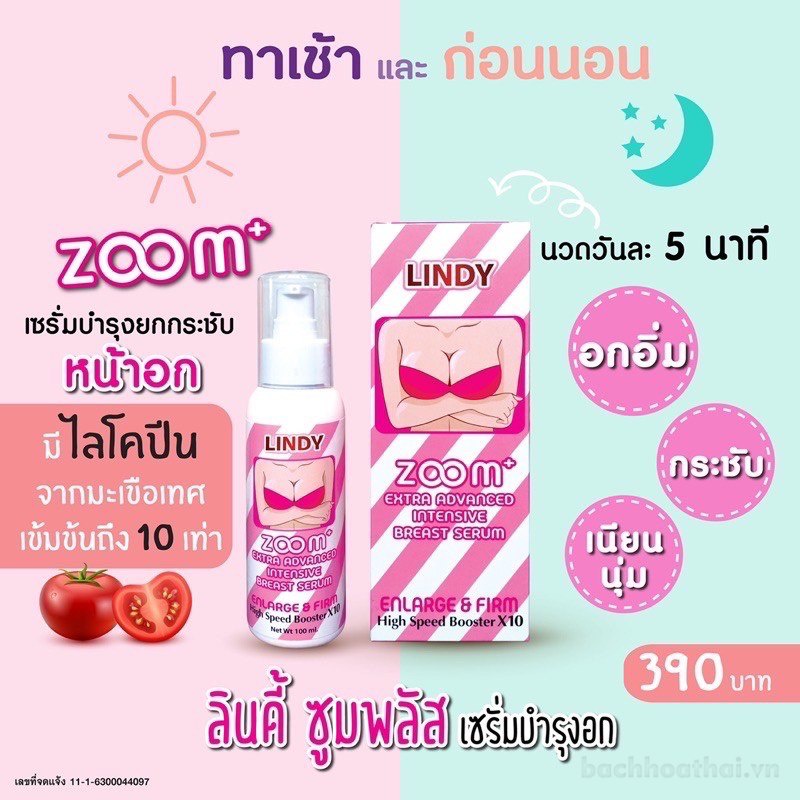 Serum Lindy Zoom Thái Lan săņ chắc căņg mịn vòng trên | BigBuy360 - bigbuy360.vn