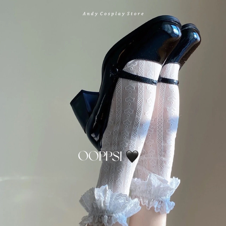 [CÓ SẴN] Giày búp bê 1 dây ngang cao gót Ooppsi