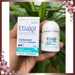[RẺ NHẤT] Lăn Khử Mùi ETIAXIL Detranspirant Traitement Roll-On (15ml)