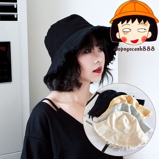 Mũ Nón Vải Viền Rách Ngư Dân Phong Cách Hàn Quốc Loại Dày Dặn Siêu Bền !