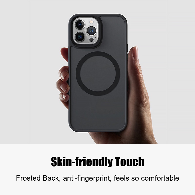Ốp Điện Thoại Cứng Màu Nhám Chống Sốc Cho iPhone 14 Pro Max 13 Pro Max 12 Pro Max