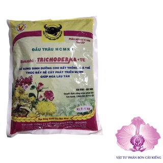 Phân bón hữu cơ vi sinh cao cấp đầu trâu hcmk7 bokashi - trichoderma + te - #153a# 1kg