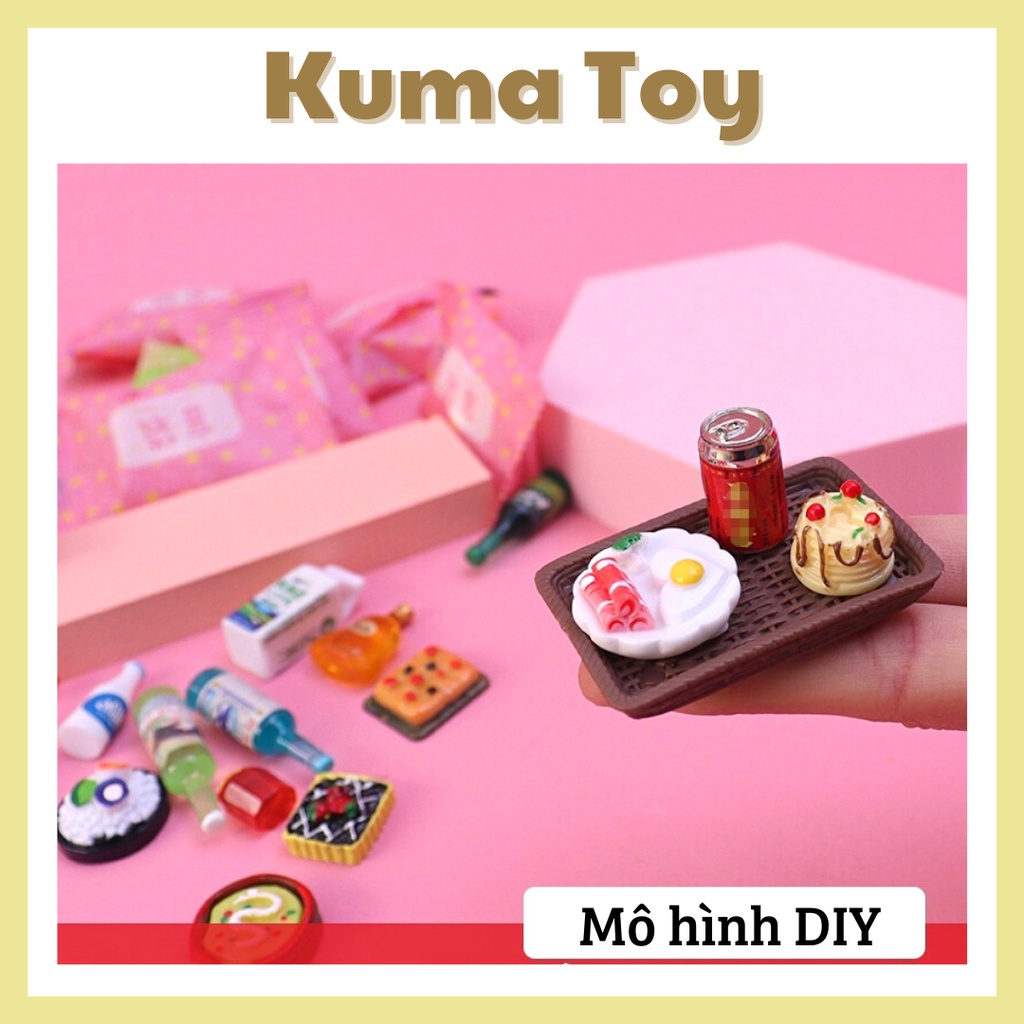 Túi Bất Ngờ thức ăn và đồ uống trang trí quà bất ngờ blind box siêu dễ thương - Hộp mù thức ăn và đồ uống mini cute