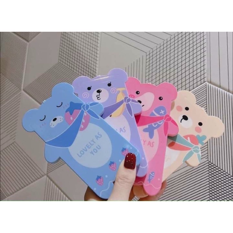 Gương kèm lược mini