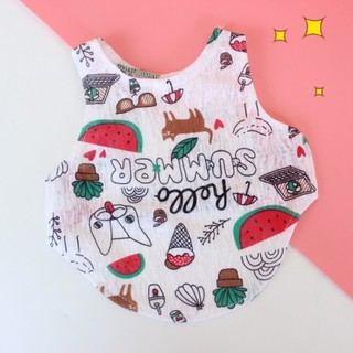 Áo 3 lỗ cotton giấy cho thú cưng