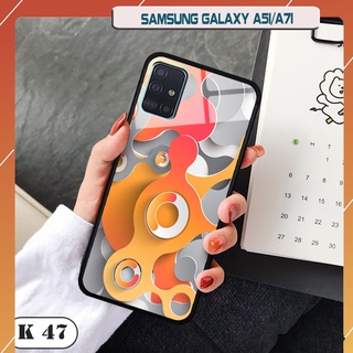 Ốp lưng kính cường lực cho điện thoại Samsung Galaxy A51/ A71