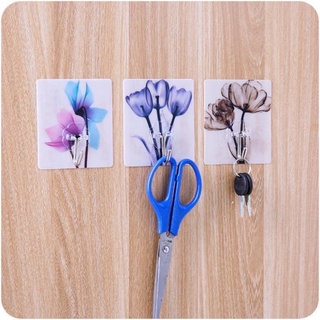 combo.[10 ]móc dính 3D chịu lực 10KG móc dính treo đồ hoạ tiết 3D