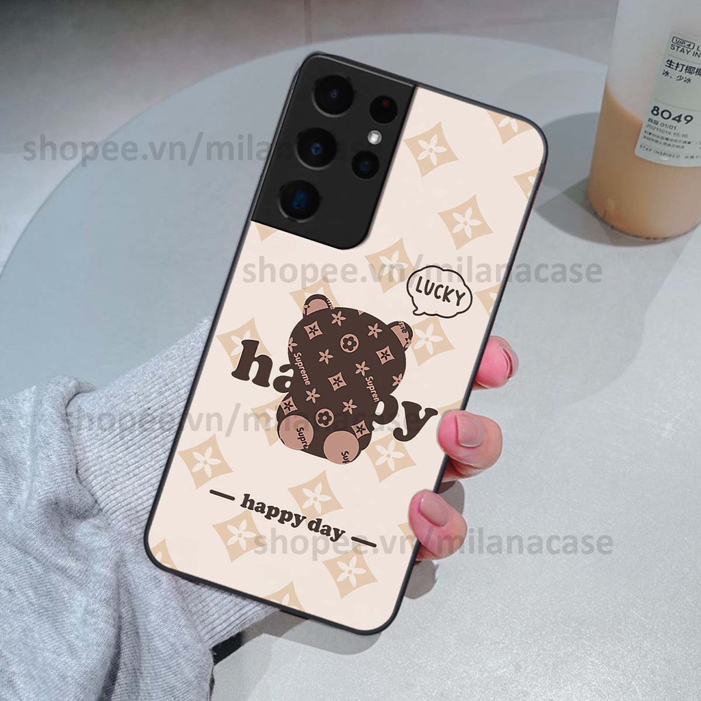 Ốp Samsung S21 Ultra gấu be@rBrick gấu Teddy Kaws siêu đẹp, phong cách, cá tính