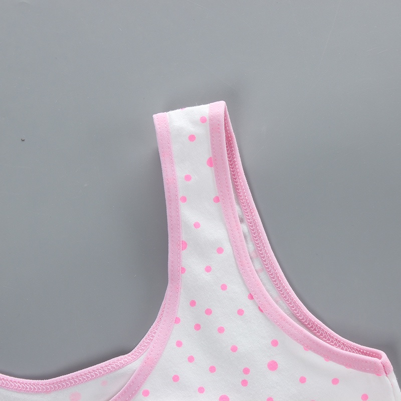 Áo Ngực Thể Thao Bằng Cotton Thoáng Khí Thoải Mái Cho Tuổi Teen 8-16