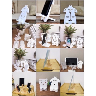 {Combo 2c} Kệ gỗ đỡ điện thoại, ipad, gỗ cao cấp, hình thú cute.