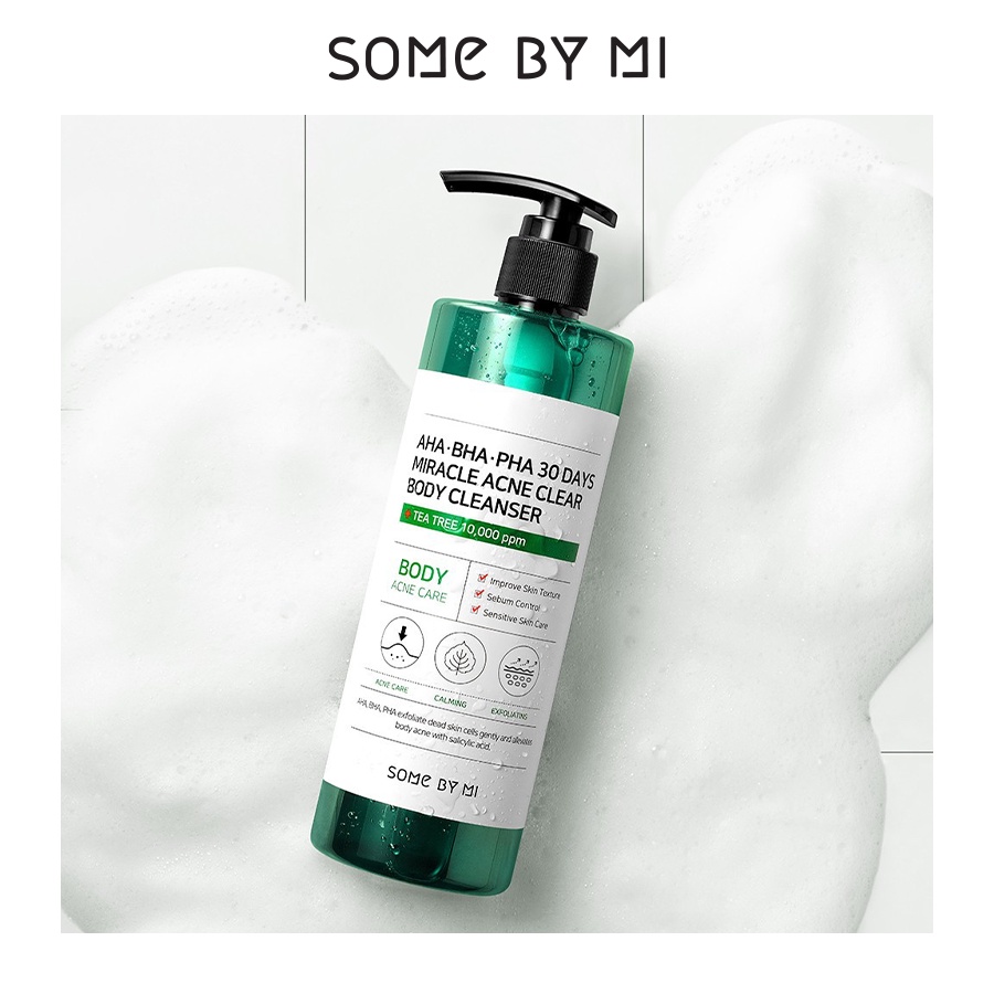 Sữa Tắm Giúp Giảm Mụn SOME BY MI AHA-BHA-PHA 30 Days Miracle Acne Clear Body Cleanser 400g