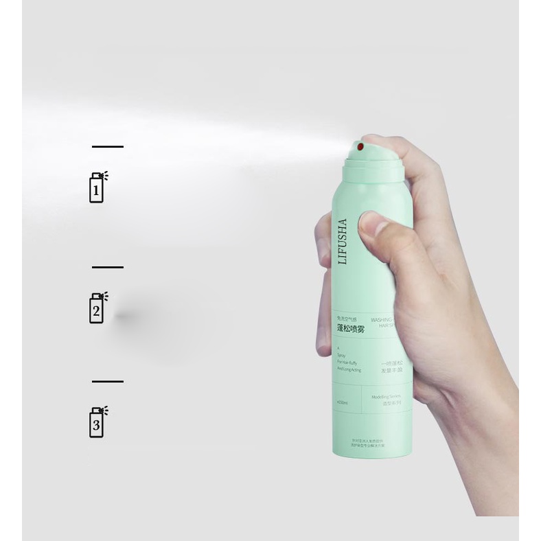 Xịt gội đầu khô cấp tốc nội địa trung giúp tóc bồng bềnh suốt 8h không dầu, không bết dính