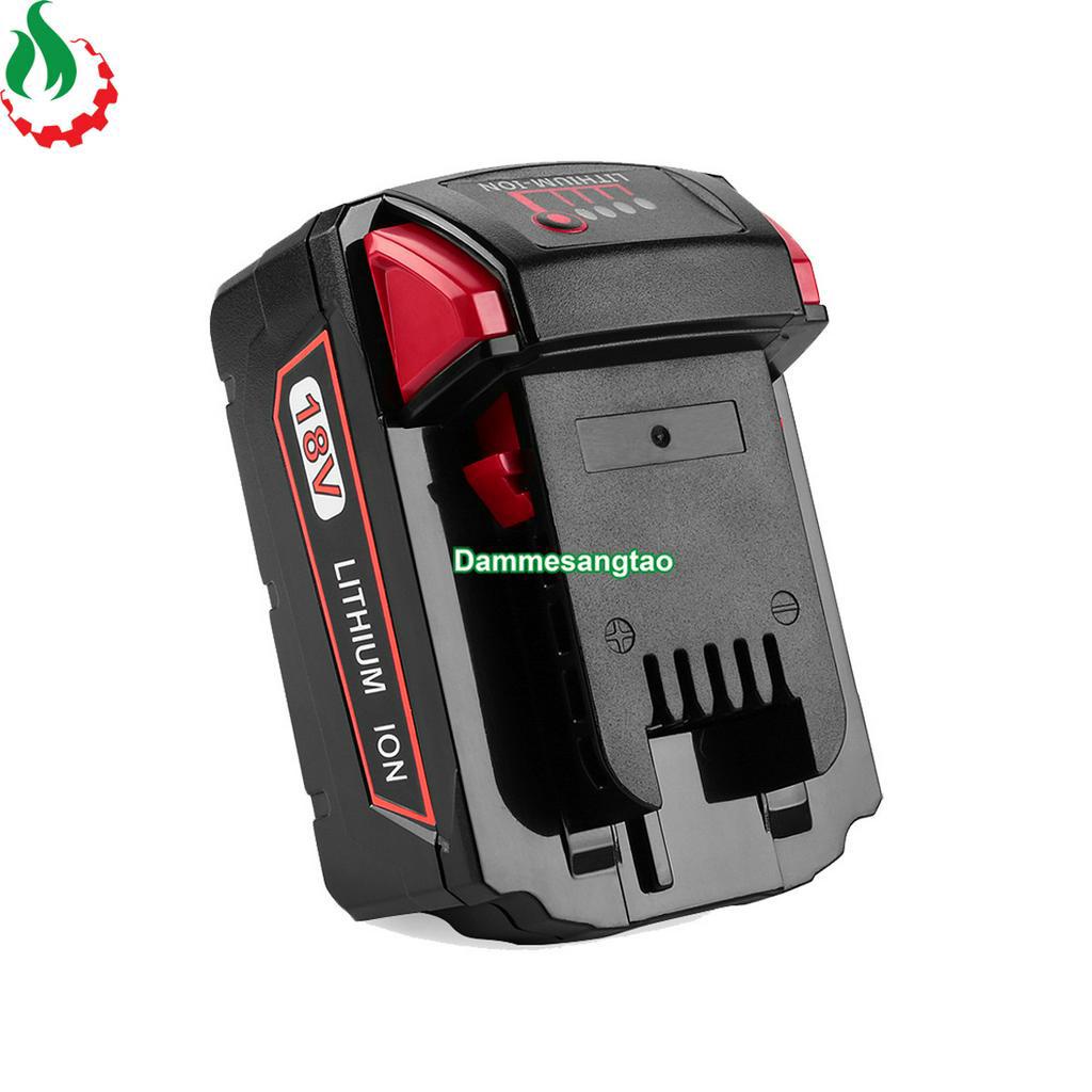 Vỏ pin Milwaukee 18V 5S2P 18650 Li-ion 3.7V nhận sạc zin