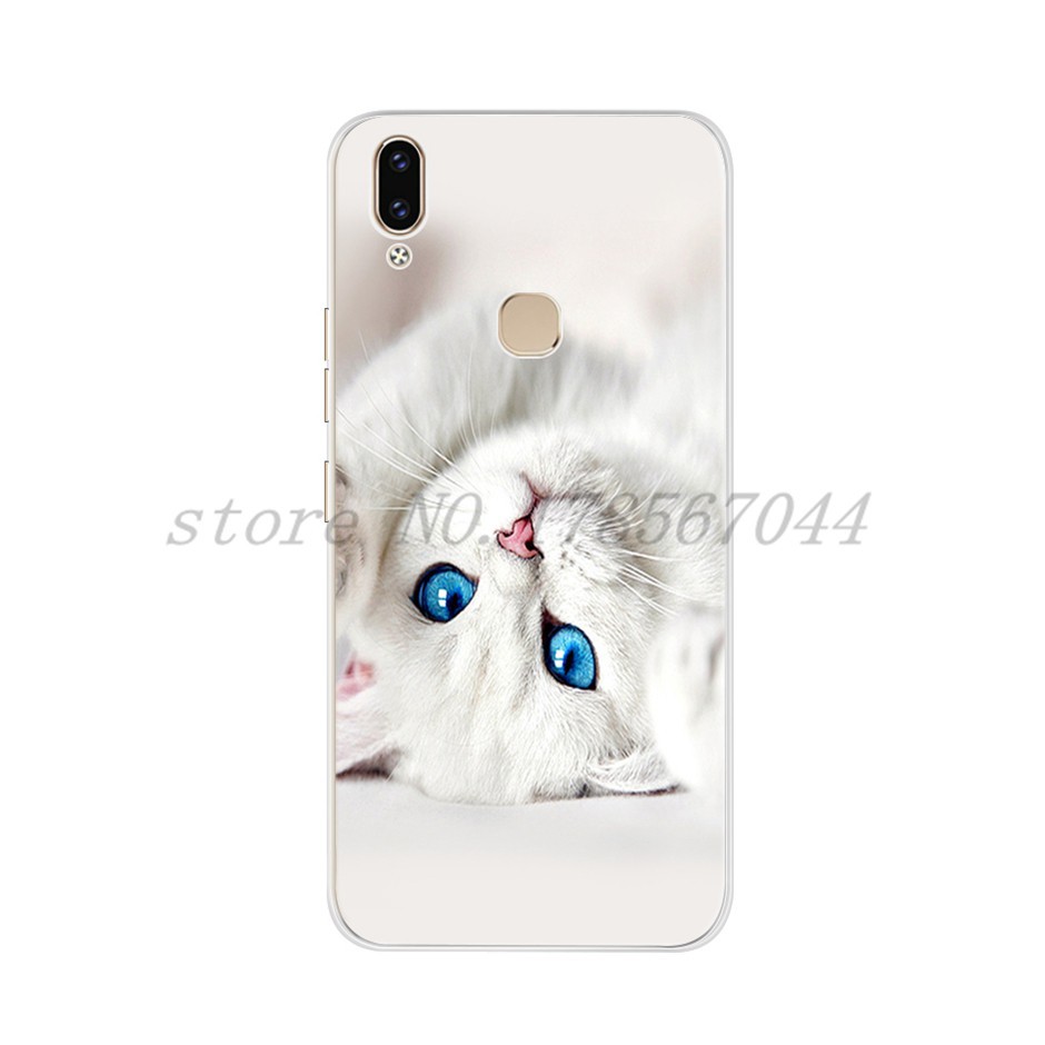 Vivo V9 V9Pro V15 V15Pro V17 V17Pro Case Cute Cat Dogs Pattern Soft Silicone TPU Phone Casing