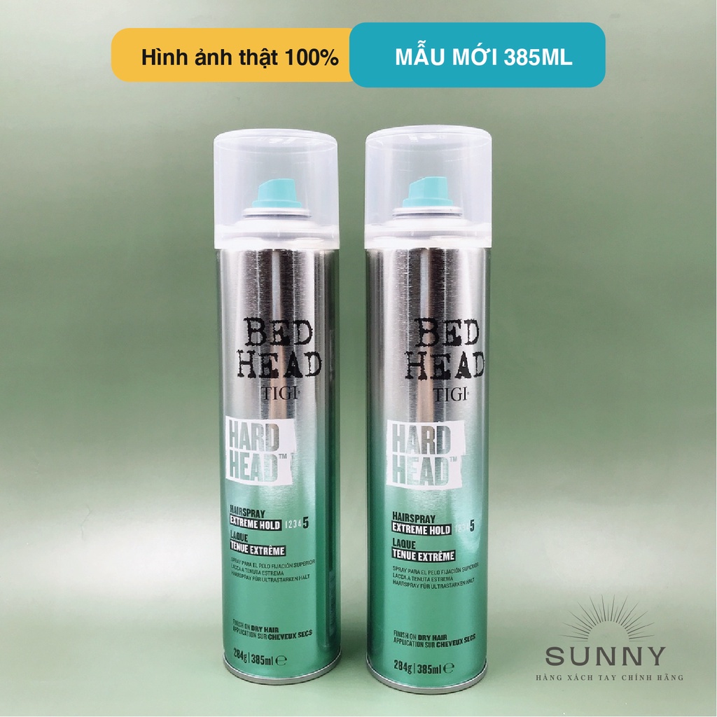 Gôm xịt tóc Tigi Bed Head 385ml mẫu mới hàng chính hãng, giúp giữ nếp tóc siêu cứng