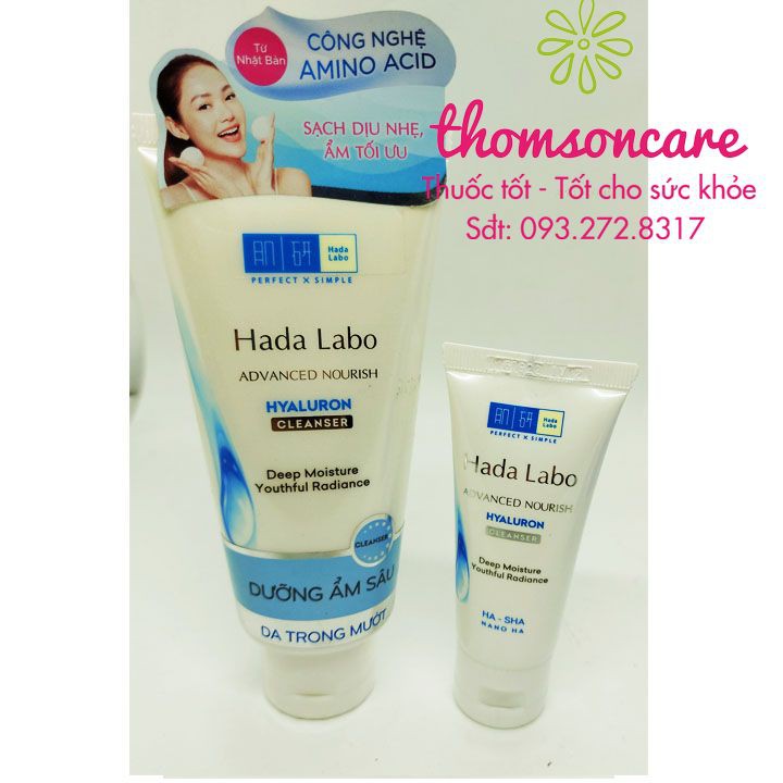 Sữa rửa mặt dưỡng ẩm tối ưu Hada Labo - Chính hãng SRM Hadalabo | BigBuy360 - bigbuy360.vn