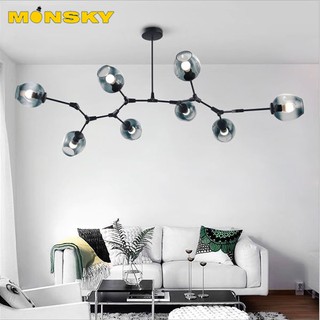Đèn chùm MONSKY PUN trang trí nội thất hiện đại - kèm bóng LED chuyên dụng