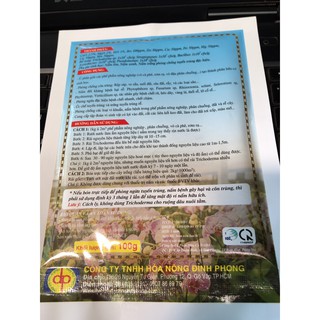 Nấm vi sinh TRICHODERMA gói 100gr