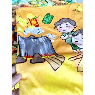Set 4 Vỏ gối sofa Tranh Tết
