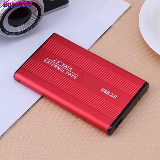 Hộp Đựng Ổ Cứng Ngoài Gua 2.5 Inch Usb 2.0 Sata Hdd Bằng Hợp Kim Nhôm Ốp | BigBuy360 - bigbuy360.vn