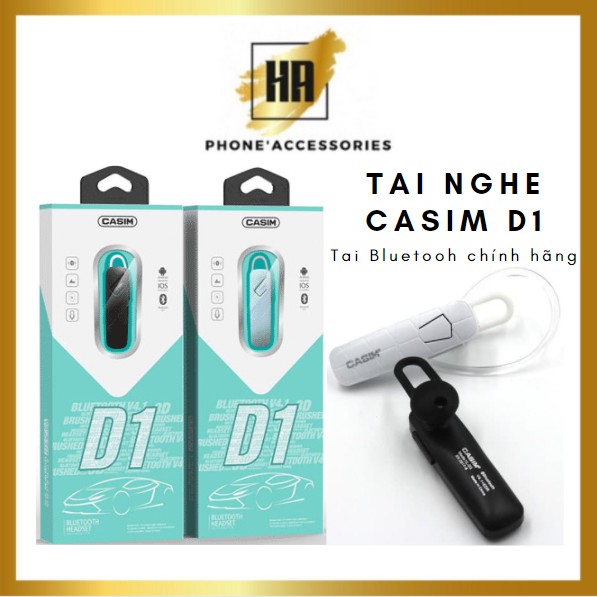 Tai nghe bluetooh không dây casim d1, hàng chính hãng, âm thanh hay lọc tiếng ồn phukienhuonganh