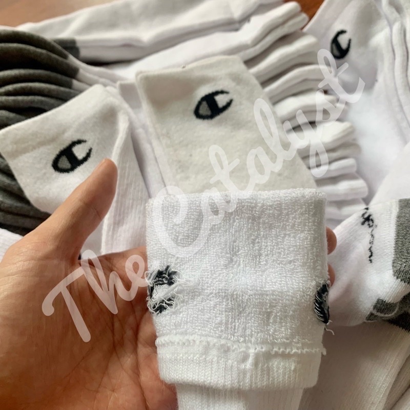 Tất Champion lót lông cổ cao siêu êm chân hàng VNXK dư