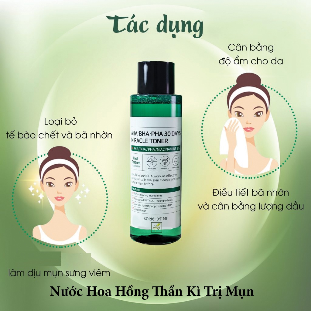 [Chính hãng] Nước cân bằng AHA-BHA-PHA 30DAYS MIRACLE TONER Some By Mi