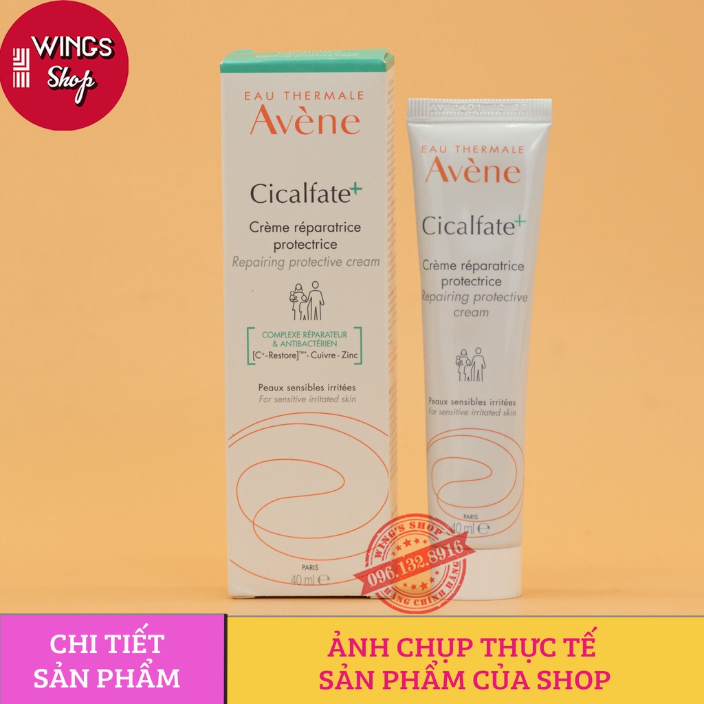 Kem Dưỡng Tái Tạo Phục Hồi Da, Giảm Thâm Avene Cicalfate Repair Cream 40ml | Hàng Chính Hãng