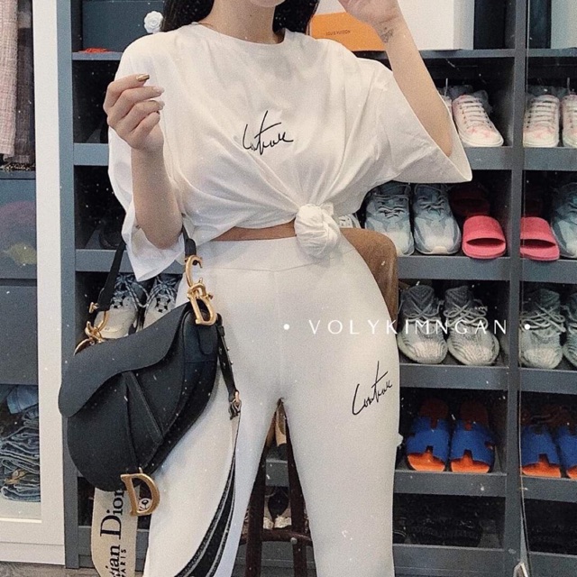 đồ bộ thể thao cho nữ thun cao cấp