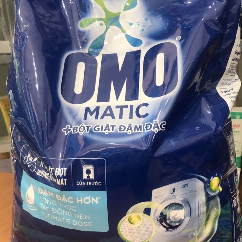 Bột Giặt Omo Matic Cửa Trên Đậm Đặc Hơn 5,7kg