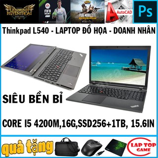 laptop Thinkpad L540 siêu đồ họa giá rẻ core i5 4200M, ram 16g, ssd 256+ hdd 1tb, màn 15.6 dòng laptop doanh nhân mạnh m