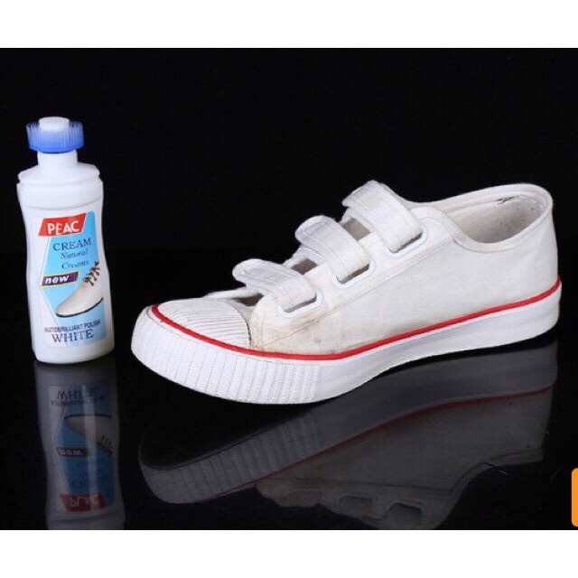 Chai vệ sinh giày Chai Cọ Đầu Chổi/Xịt Tẩy Trắng Giày Dép - Dung Dịch Làm Sạch Vết Bẩn Túi Xách LADISO